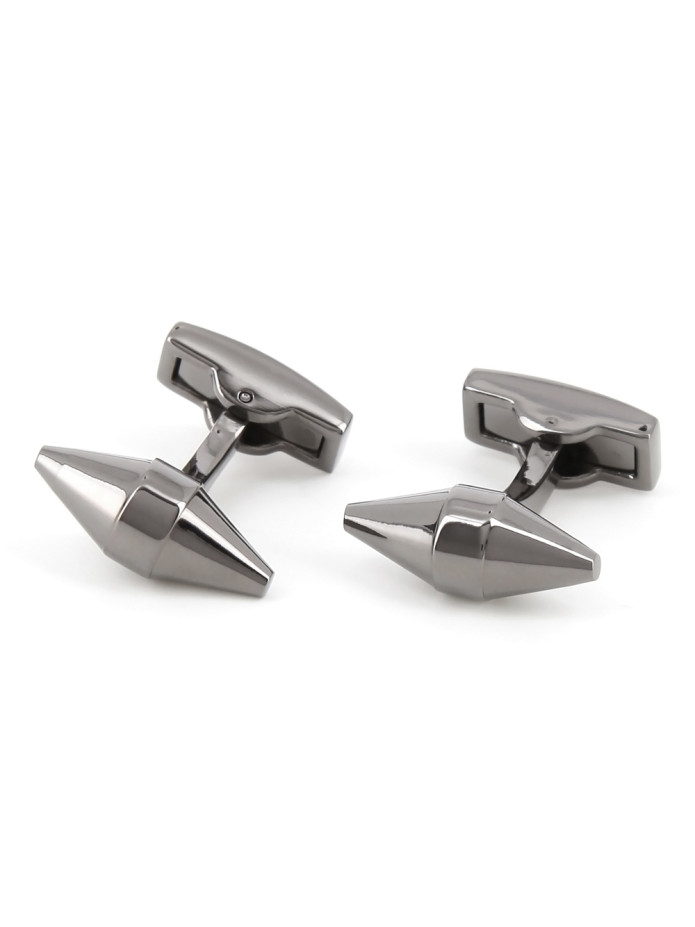 Botões de punho cônicos gunmetal - Maringa