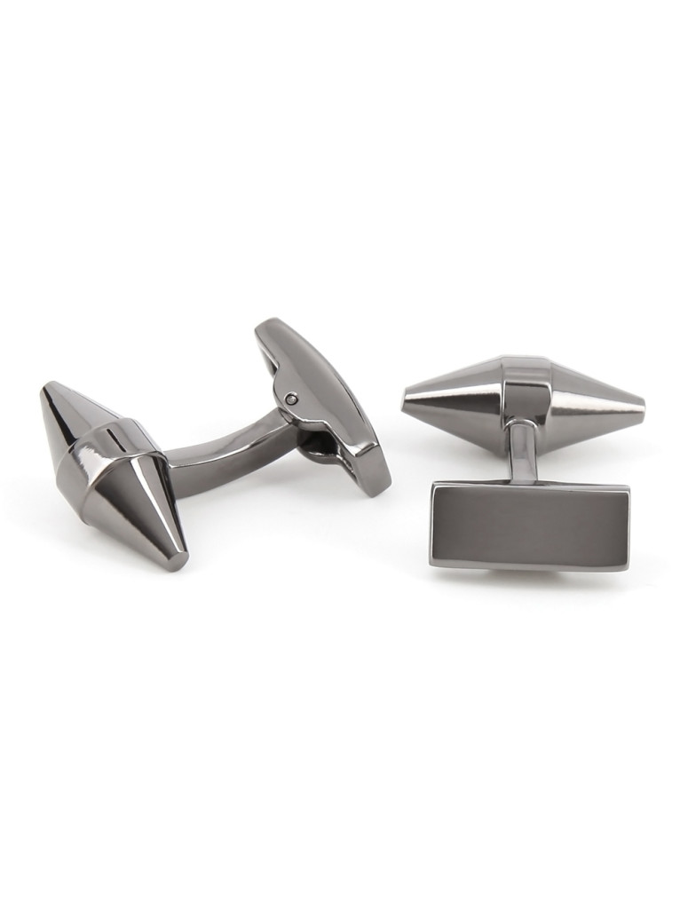 Botões de punho cónicos gunmetal - Maringa