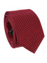 Gravata bordo com bolinhas brancas Washington DC