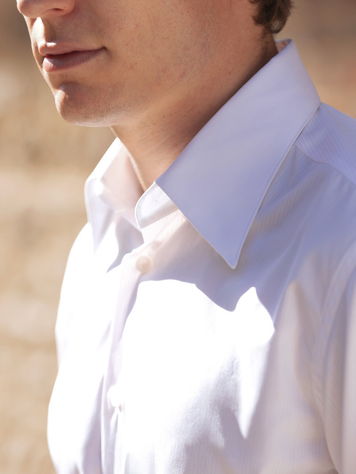Camisa Riscas Rosa Gola Fr Opp