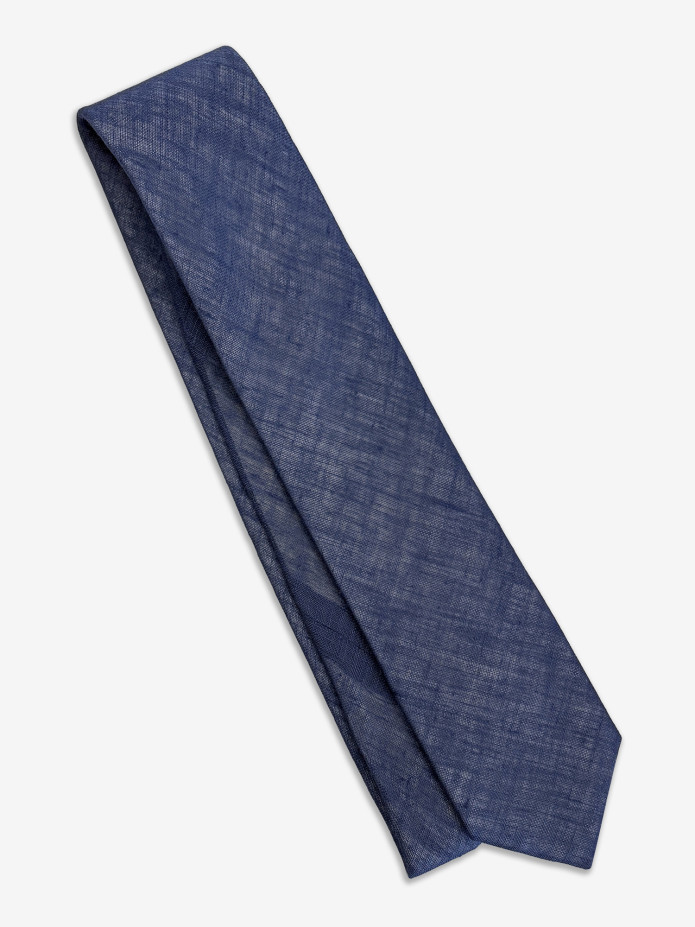 Cv Linho Liso Azul Escuro