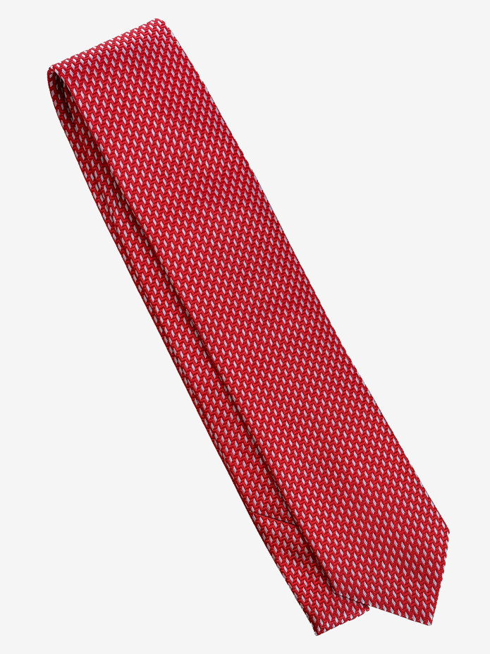 Cv Seda Vermelho Padrão Losango