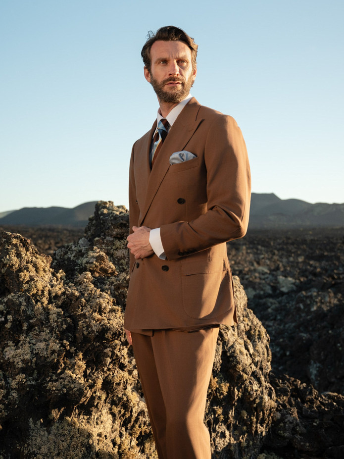 Blazer Cruzado Castanho