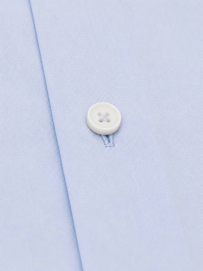 Camisa de colarinho italiano com punhos duplos