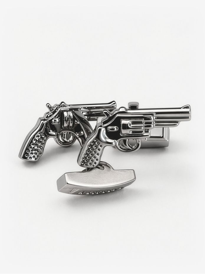 Botões de punho revólver - Colt II