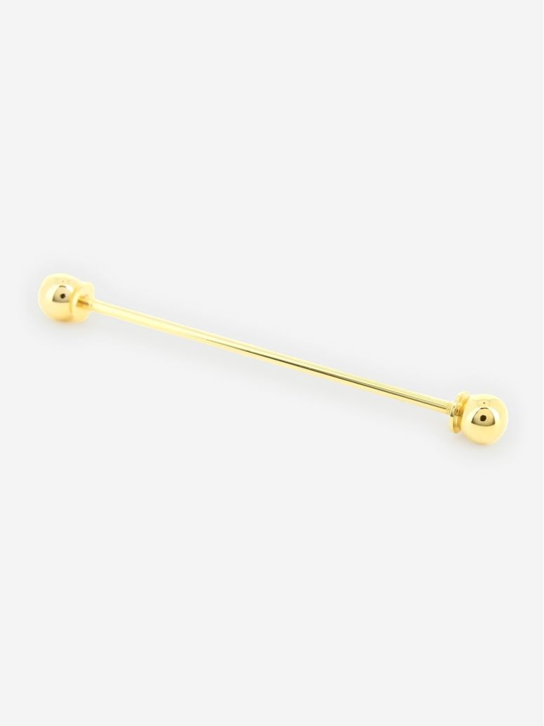 Alfinete de colarinho dourado