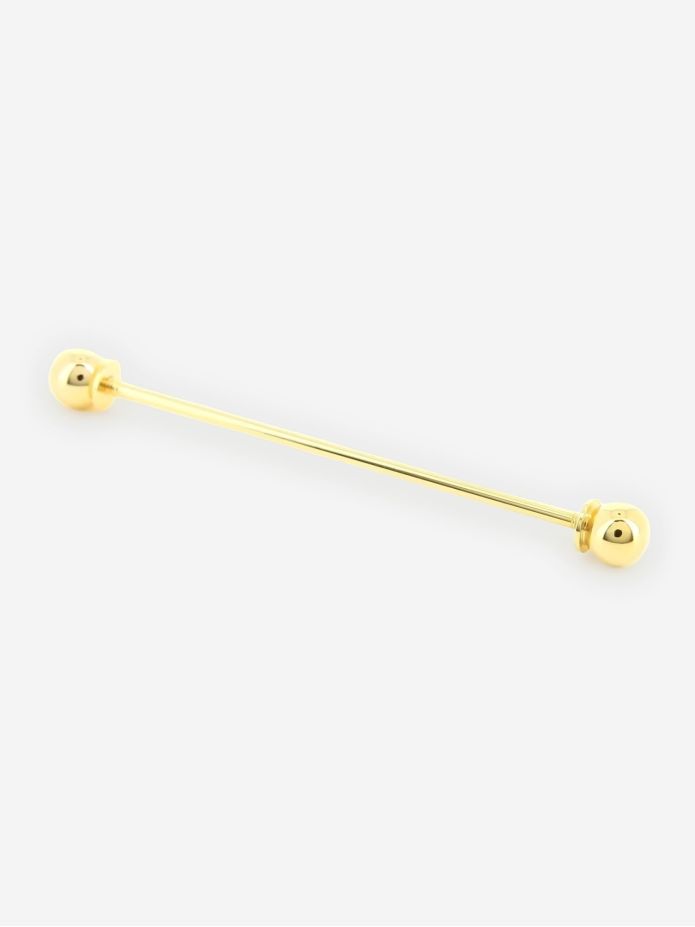 Alfinete de colarinho dourado