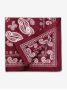 Bandana bordeaux com motivos paisley Nevada