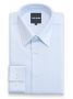 Camisa colarinho francês anti-amarrotamento em Royal Oxford azul-celeste