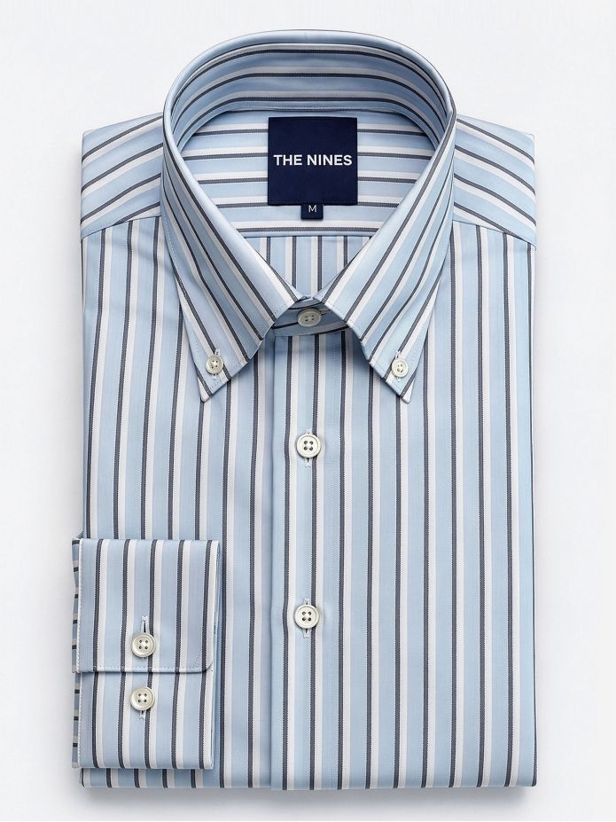 Ca Americano Ris Azul Celeste e Navy