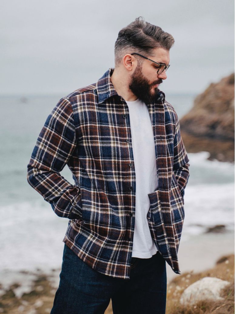 Sobrecamisa aos quadrados Belfast