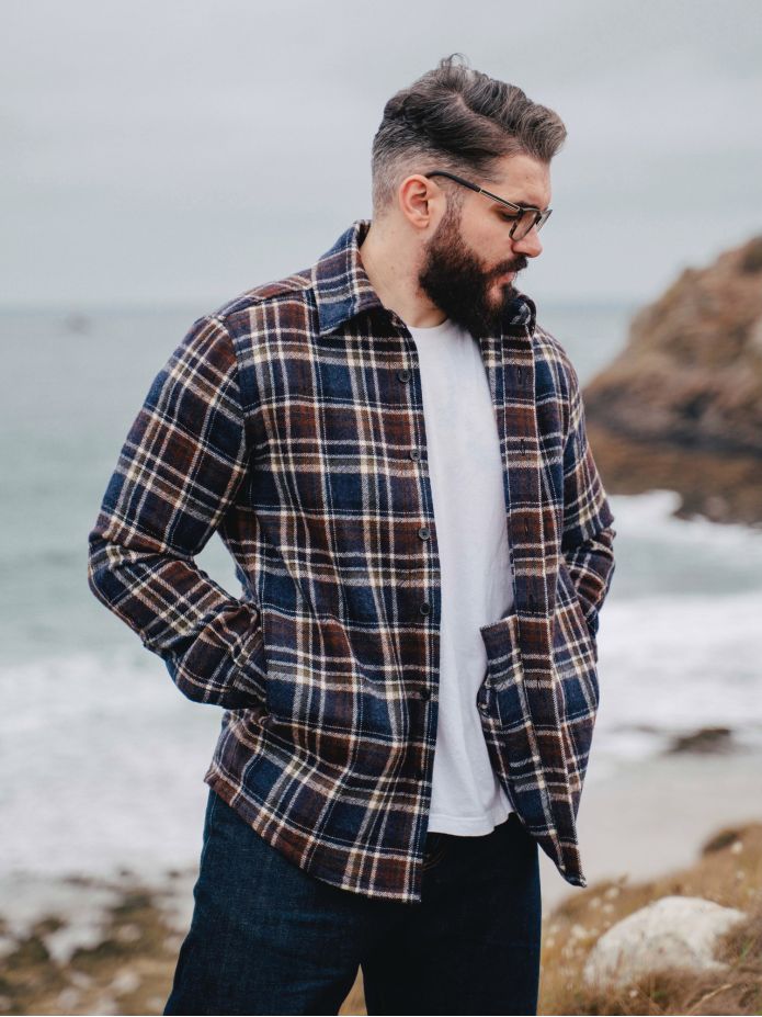 Sobrecamisa aos quadrados Belfast