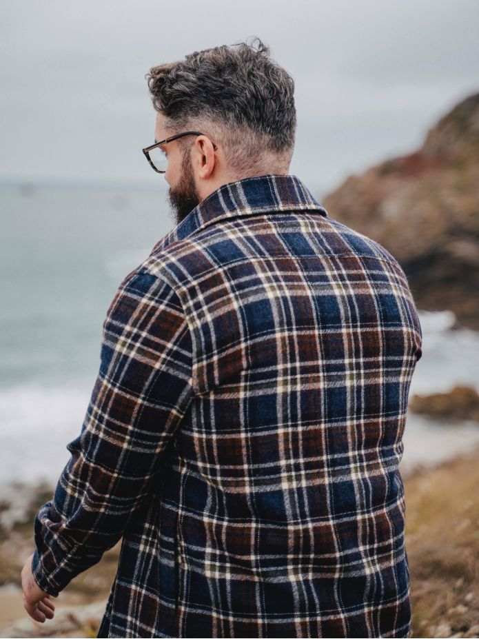 Sobrecamisa aos quadrados Belfast