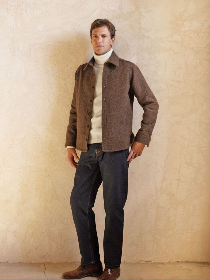 Sobrecamisa castanha Dungloe - The Nines