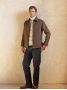 Sobrecamisa castanha Dungloe