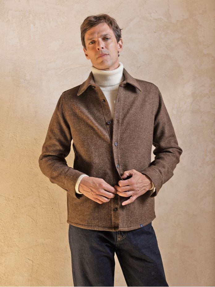 Sobrecamisa castanha Dungloe - The Nines