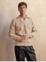 Camisola bege de gola polo Finn