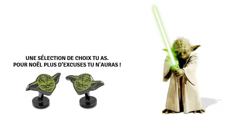 Yoda botões de punho