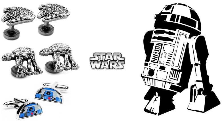 Botões de punho star wars