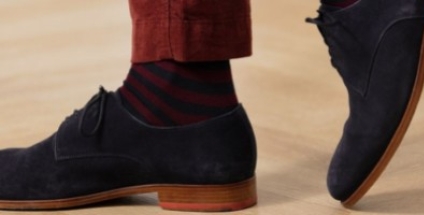 Meias e meia-calça listradas bicolores: os segredos de fabricação